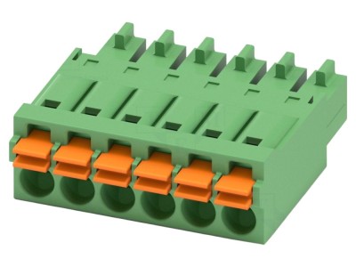 Conector regletă deconectabilă, 6 pini foto