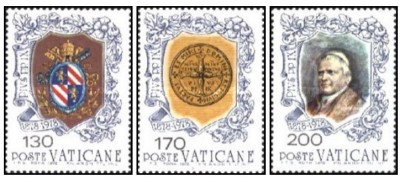 Vatican 1978 - 100th Pope Pius IX, serie neuzata foto