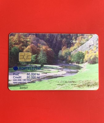 Cartela telefonică de colecție Cheile Lăpușului foto