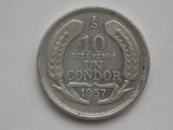 10 PESOS (UN CONDOR) 1957 CHILE