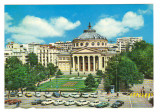 CPIB 18365 CARTE POSTALA - BUCURESTI. ATENEUL ROMAN, AUTOTURISM, Necirculata, Fotografie