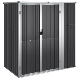 Cumpara ieftin Sopron de gradina, antracit, 161x89x161 cm, otel galvanizat