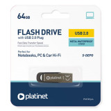 Flash drive usb s-depo 64gb platinet