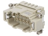Conector HDC Inserturi Contact Tată 10PE 16A
