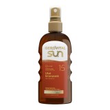 Cumpara ieftin Ulei bronzant pentru plaja SPF15 Sun, 150 ml, Gerovital