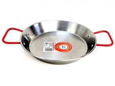 Tigaie din otel lustruit, paella valenciana fructe de mare, diametru 24 cm, 2 manere, 1 portie, Garcima, GRC10024 foto