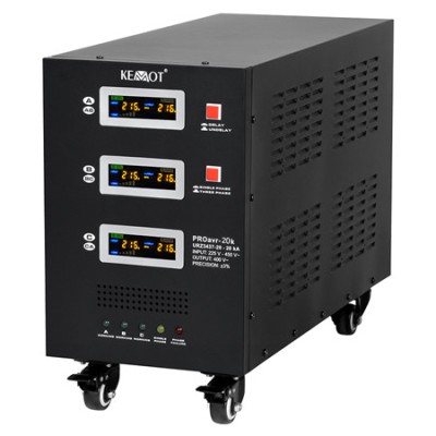 STABILIZATOR SERVOMOTOR TRIFAZAT 20KVA PROAVR-20K KEMOT EuroGoods Quality foto