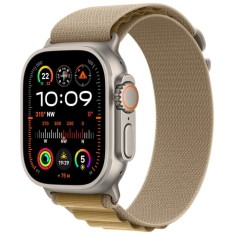 Apple Watch Ultra 2, GPS, Cellular, 49 mm, Carcasa Natural Titanium, Tan Alpine Loop, Small foto