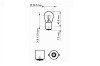 Set 10 Becuri Semnalizare Auto 12V P21W BA15S SCT