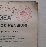 Legea generală de pensiuni (comentată) &ndash; Mihail Șeteanu &ndash; Minerva, București 1912 &ndash; ștampilă
