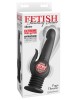 Vibrator Pipedream Fetish Fantasy Series Pogo Thruster, Silicon, 23.5cm, Negru, Ventuza, Stimulare Clitoris &amp; Punct G, Reincarcabil
