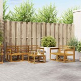 vidaXL Set de canapele de exterior 6 pcs natural Lemn Solid de Acacia 3365997