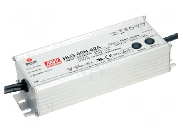 Alimentator LED 60W 42V 90-305V