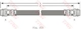 Conducta / cablu frana AUDI TT Roadster (8N9) (1999 - 2006) TRW PHA341