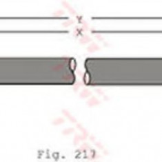 Conducta / cablu frana SEAT CORDOBA (6L2) (2002 - 2009) TRW PHA341