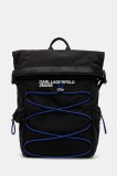 Karl Lagerfeld Jeans rucsac barbati, culoarea negru, mare, cu imprimeu, A2M30114