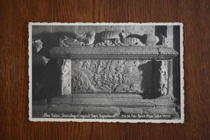 CP Alba Iulia Gyulafehervar sarcofagul Ioan II Sigismund Z&aacute;polya 1935
