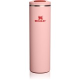 Stanley Transit Fliptop Mug cană termoizolantă mare Peach Rose 470 ml