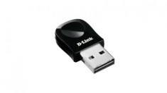 ADAPTOR RETEA D-LINK nano, extern wireless 2.4 GHz, USB 2.0, port, 150 Mbps, antena interna x 1, &quot;DWA-131&quot; (timbru verde 0.18 lei)
