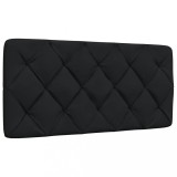 VidaXL Pernă pentru tăblie de pat, negru, 100 cm, material textil