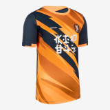 Tricou Fotbal KIDS TIGRU Oranj și Albastru Copii, Kipsta