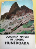 Traian Iacob - Ocrotirea naturii in judetul Hunedoara (harta Retezat etc.)