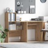 VidaXL Birou stejar artizanal 131.5 x 50 x 106.5 cm Lemn compozit 869305