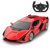 MASINA CU TELECOMANDA LAMBORGHINI SIAN ROSU CU SCARA 1 LA 14, Rastar