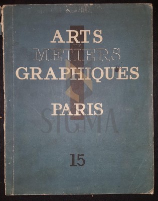 PEIGNOT CHARLES, ARTS ET METIERS GRAPHIQUES, N&amp;deg;15; 15 JANVIER 1930 (Numarul 15, 15 Ianuarie 1930), Paris foto