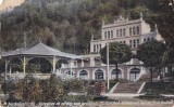 Baile Herculane / Herkulesfurdo. Gyogyhaz es setany zene pavillonal (circulata)
