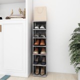 vidaXL Pantofar, gri beton, 27,5x27x102 cm, lemn prelucrat