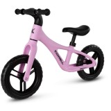 Bicicleta de echilibru fara pedale pentru copii, reglabila si roti Eva, ultra-usoara, Jogo Pink