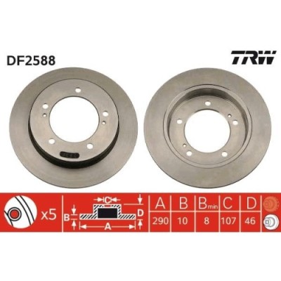 TRW Disc frana foto