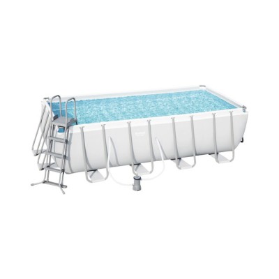 Piscina supraterana Bestway Power Steel 56671, 4,88 m x 2,44 m x 1,22 m cod foto