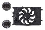 Ventilator radiator Fiat Tipo 20; motor 1.4, mufa cu 2 + 2 pini, diametru 405mm, motor + elice + carcasa; 52015585; 52052605; Th-Series, aftermarket