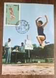 C12 - maxima Romania - tematica sport - atletism 4 - prima zi a emisiunii sau expozitii