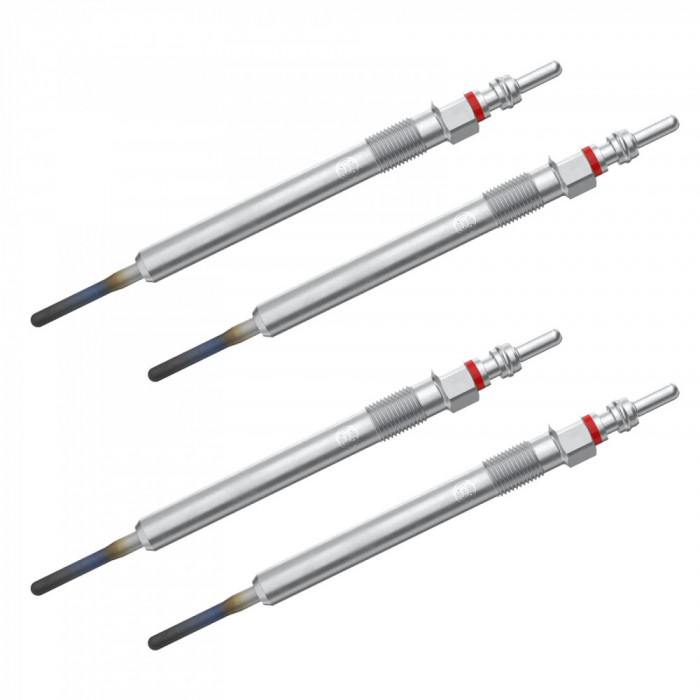 Set 4 bujii incandescente Bosch pentru Audi A1, A3, A4, A5, A6, A7 Sportback, A8, Q2, Q3, Q5, Q7, Q8, TT