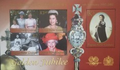 BC516, Papua Noua Guinee 2002, bloc regina Elisabeta a II-a foto