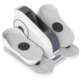 SPORTNOW Aparat eliptic de birou, bicicletă eliptică electrică cu ecran LCD, telecomandă și 10 viteze reglabile, 45 x 42 x 27 cm alb | Aosom Romania