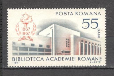 Romania.1967 10 ani Biblioteca Academiei CR.148 foto