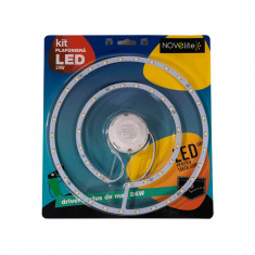 Kit LED Plafoniera 24W lumina calda LC 2700K