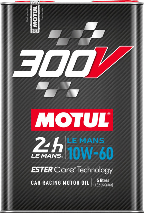 Ulei Motor Motul 300V Ester Core&reg; Technology Competition Le Mans 10W-60 5L 110865