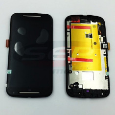 LCD+Touchscreen cu Rama Motorola Moto G 2nd gen / Moto G2 BLACK