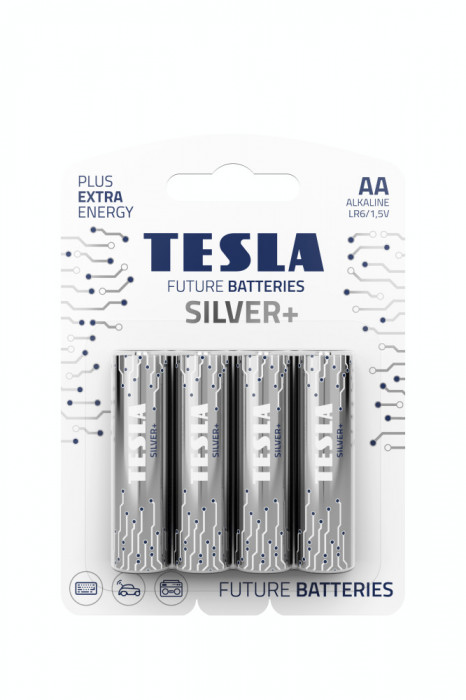 Baterii AAA Silver+ 1099137033 Voltaj 1,5 Alkaline 4 bucati