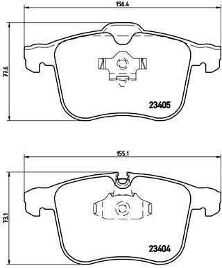 BREMBO P 59 046 PRIME LINE set placute frana,frana disc foto