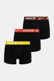 Nike boxeri 3-pack bărbați, culoarea negru, 0000KE1156