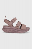Cumpara ieftin Skechers sandale RELAXED FIT femei, culoarea roz, cu platforma