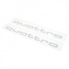 Set Stickere Quattro Oe Audi Brilliant Black Negru 4G0064317Y9B