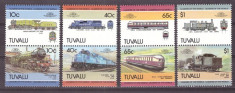 Tuvalu 1985 - Locomotive, serie neuzata foto