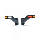 Cumpara ieftin Set Lampi Gabarit, Stanga si Dreapta, LED, Neon Efect, 3 Functii, 12-24V, 18.4cm
